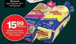 Albany Everyday Regular/Thick Slice White Bread