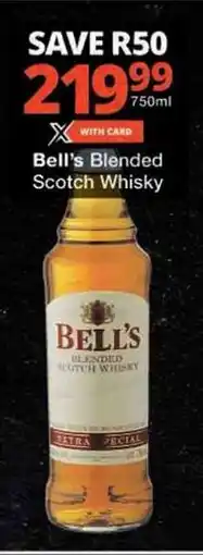 Checkers Bell's Blended Scotch Whisky offer