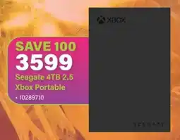 Seagate 4TB 2.5 Xbox Portable