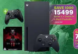Incredible Connection Series X + Diablo IV + Black Controller offer