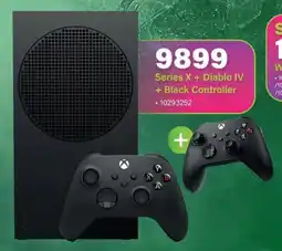 Incredible Connection Series X + Diablo IV + Black Controller offer