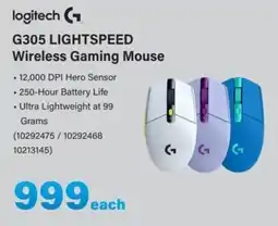 Incredible Connection G305 LIGHTSPEED Wireless Gaming Mouse offer