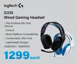 G335 Wired Gaming Headset