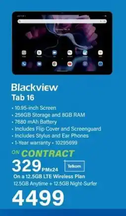 Incredible Connection Blackview Tab 16 offer