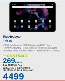 Incredible Connection Blackview Tab 16 offer