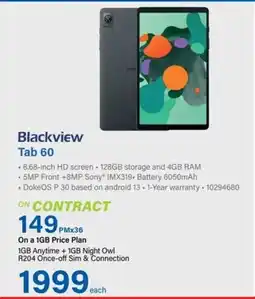 Incredible Connection Blackview Tab 60 offer