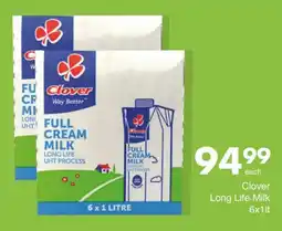 Save Hyper Clover Long Life Milk 6x1lt offer