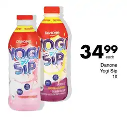 Save Hyper Danone Yogi Sip 1lt offer