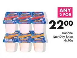 Save Hyper Danone NutriDay Snax 6x70g offer
