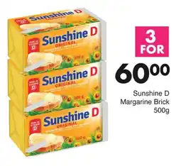 Save Hyper Sunshine D Margarine Brick offer