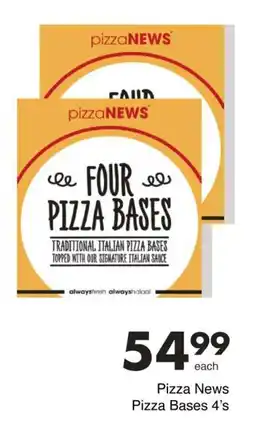 Save Hyper Pizza News Pizza Bases 4's offer