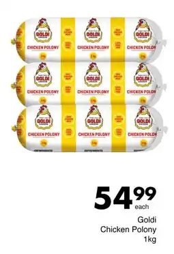 Save Hyper Goldi Chicken Polony 1kg offer