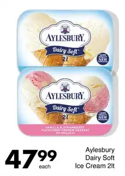 Save Hyper Aylesbury Dairy Soft Ice Cream 2lt offer