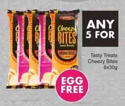 Save Hyper Tasty Treats Cheezy Bites 6x30g offer