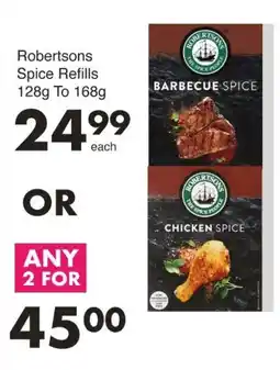 Save Hyper Robertsons Spice Refills 128g To 168g offer