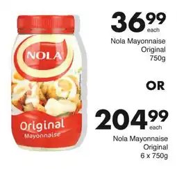 Save Hyper Nola Mayonnaise Original 750g offer
