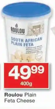 Checkers Roulou Plain Feta Cheese offer