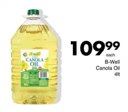 Save Hyper B-Well Canola Oil 4lt offer