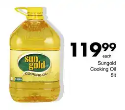Sungold Cooking Oil 5lt