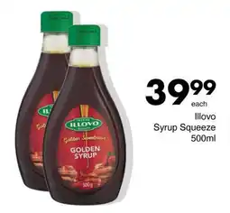 Save Hyper Illovo Syrup Squeeze 500ml offer