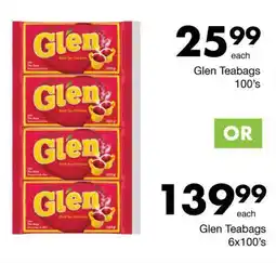 Save Hyper Glen Teabags 100's offer