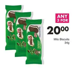 Save Hyper Milo Biscuits 34g offer
