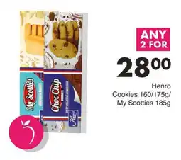 Save Hyper Henro Cookies 160/175g/ My Scotties 185g offer