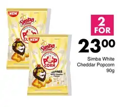 Save Hyper Simba White Cheddar Popcorn 90g offer
