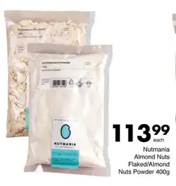 Save Hyper Nutmania Almond Nuts Flaked/Almond Nuts Powder 400g offer