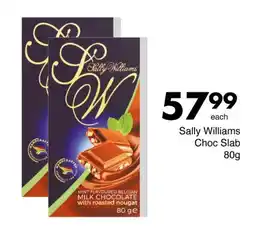 Save Hyper Sally Williams Choc Slab 80g offer