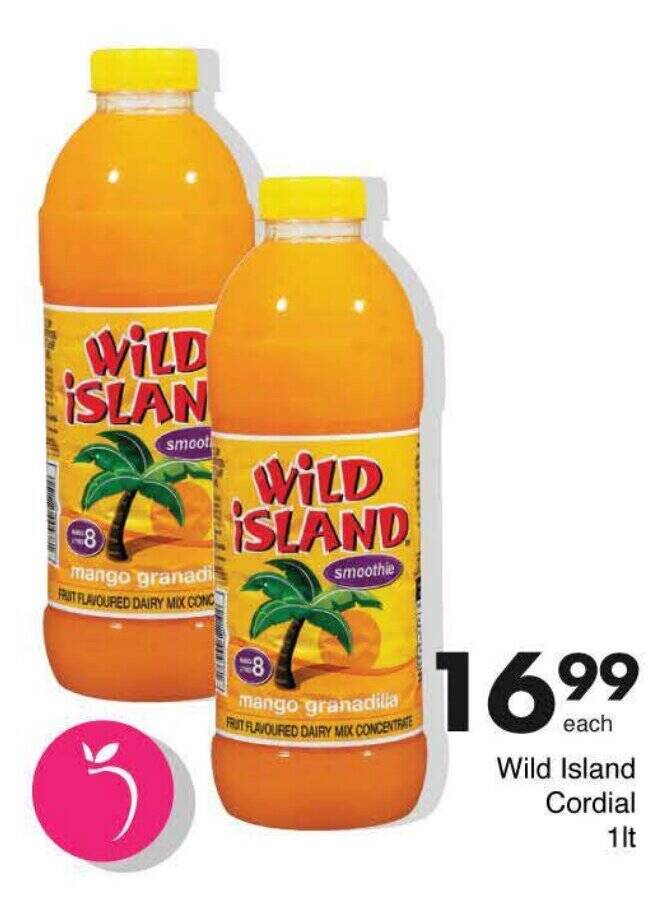 Wild Island Cordial offer at Save Hyper