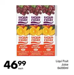 Save Hyper Liqui Fruit Juice 6x200ml offer