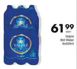 Save Hyper Valpre Still Water 6x500ml offer