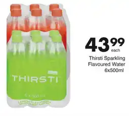 Save Hyper Thirsti Sparkling Flavoured Water 6x500ml offer