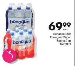 Save Hyper Bonaqua Still/ Flavoured Water Sports Cap 6x750ml offer