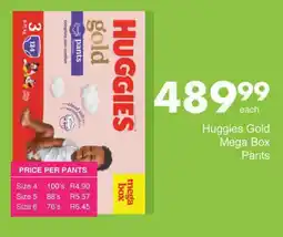 Save Hyper Huggies Gold Mega Box Pants offer