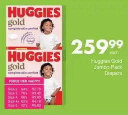 Save Hyper Huggies Gold Jumbo Pack Diapers offer