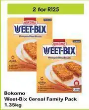 Game Bokomo Weet Bix Cereal Family Pack-For 2 x 1.35Kg offer