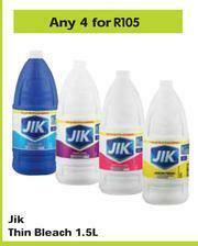 Game Jik Thin Bleach-For Any 4 x 1.5L offer