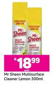 Game Mr Sheen Multisurface Cleaner Lemon-300ml Each offer