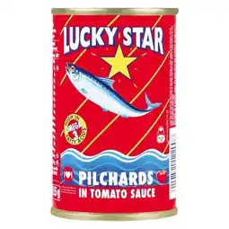 Pick n Pay Liquor Lucky Star Pilchards in Tomato Sauce 155g offer