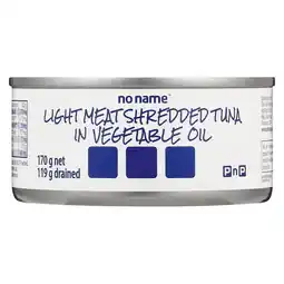 Pick n Pay Liquor No Name Tuna Shredded in Oil 170g offer