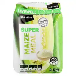 Pick n Pay Liquor PnP Live Well Super Maize Meal 2.5kg offer