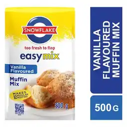 Pick n Pay Liquor Snowflake Easy Mix Vanilla Flavoured Muffin Mix 500g offer