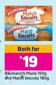Game Baumann's Marie 150g & Match Biscuis 180g-Both For offer