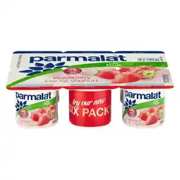 Pick n Pay Liquor Parmalat Fruit Strawberry Low Fat Yoghurt 6 x 100g offer