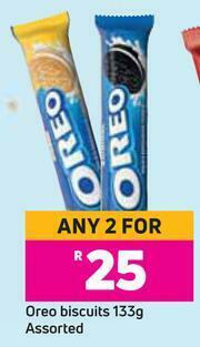 Game Oreo Biscuits Assorted-For Any 2 x 133g offer
