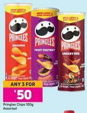 Game Pringles Chips Assorted-For Any 3 x 100g offer