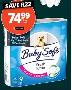Checkers Baby Soft 2-Ply Toilet Rolls offer