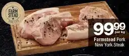 Checkers Farmstead Pork New York Steak offer